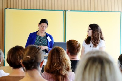 Myria Sprenger und Aline Fach - Eröffnung